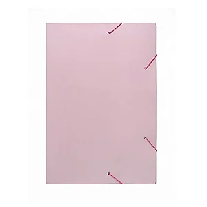 Pasta c/ aba elástica Rosa Pastel | Polycart