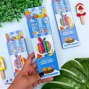 Lápis de Cor 8 Cores Aromatizado com Cheirinho de Frutas | Tilibra