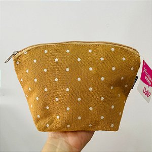 Necessaire Basic Pop - Poá Mostarda | Uatt