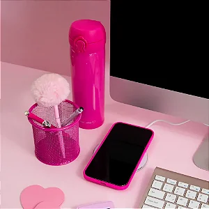 Garrafa Térmica - Pink Vibes | LeoArte