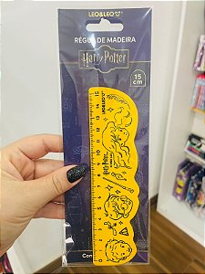 Régua de madeira Harry Potter & Amigos | Leo&Leo