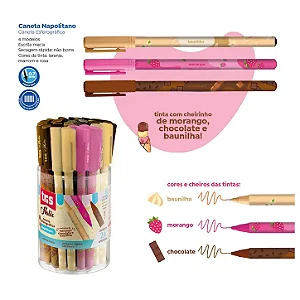 Caneta Esf. Perfumada Colorida Coleção Napolitano | Tris