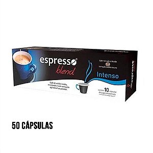 KIt 50 cápsulas de café Intenso  Espresso Blend para Nespresso