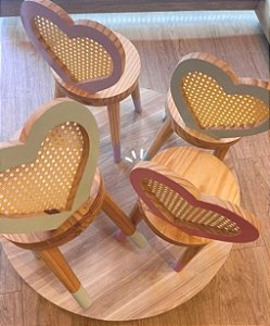 Cadeira Infantil Coração