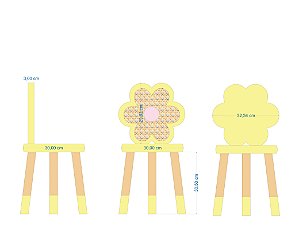Cadeira Infantil Flor