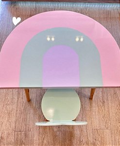 Mesa Infantil Arco-íris