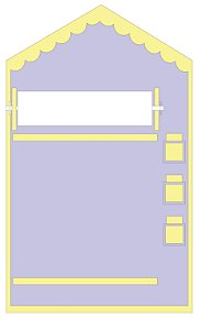 Escolinha Plotter Casinha Babado
