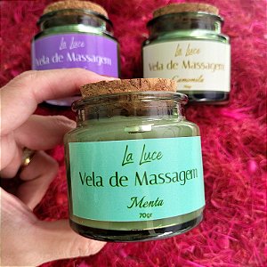 Vela de massagem - Menta