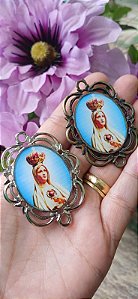 Passante Oval Grande Resinado 2 Lados