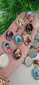 Pingente Médio Resinado 1 Lado