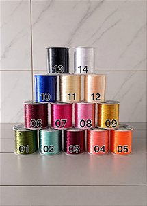 Linha Acetinada de 1mm - ROLO 100mts