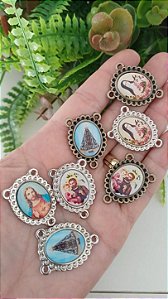 Entremeio Médio Oval P/ Strass Resinado 2 Lados