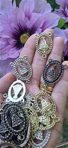 Entremeio Nossa Senhora Oval Vazado