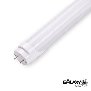 Lampada Tubular LED 10W T8 Branca Bivolt - Galaxy LED