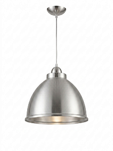 Luminária Prismática 12 Pol Pendente Alumínio E-27 - Claron