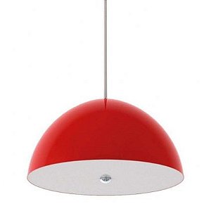 Pendente TD 821 Moon Vermelho Metálico  - Taschibra