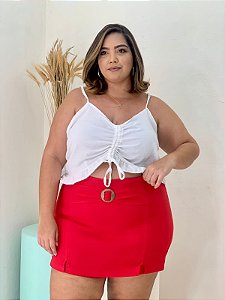 Short saia plus size