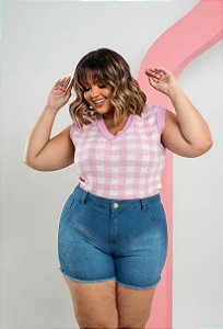 SHORT JEANS PLUS SIZE - 001055