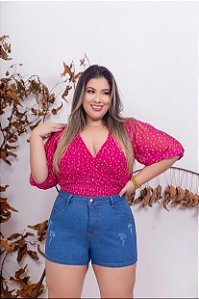SHORT JEANS PLUS SIZE - 001064