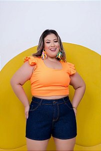 SHORT JEANS PLUS SIZE - 001056