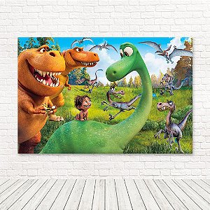 Painel Retangular Tecido Sublimado 3D O Bom Dinossauro WRT-4263