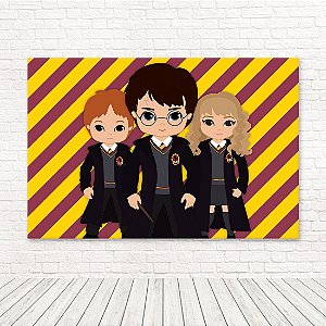 Painel Retangular Tecido Sublimado 3D Harry Potter WRT-4167