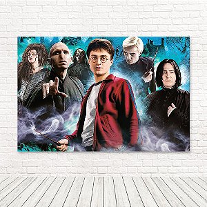 Painel Retangular Tecido Sublimado 3D Harry Potter WRT-4123