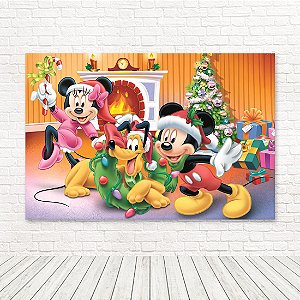 Painel Retangular Tecido Sublimado 3D Natal WRT-4746