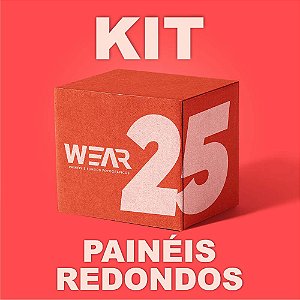 Kit 25 Painéis Redondos 1,50X1,50