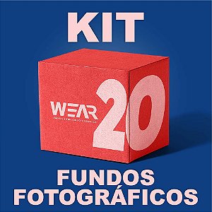 Kit 20 Fundos Fotográficos 2,20 x 1,50 ou 1,50 x 2,20