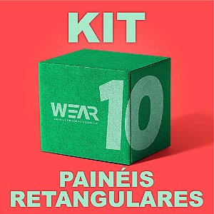 Kit 10 Paineis Retangulares 1,50 x 2,20