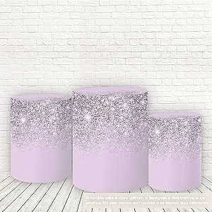 Trio de Capas Tecido Sublimado 3D Glitter WCC-438