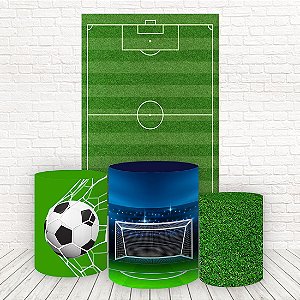 Painel Retangular e Capas Tecido Sublimado Futebol e Bola WKPC-971