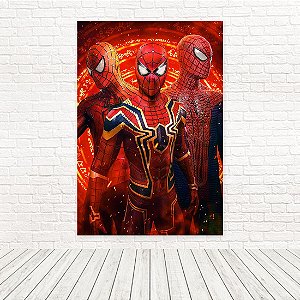 Painel Retangular Tecido Sublimado 3D Homem Aranha 1,50x2,20 WRT-5254