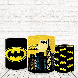 Trio de Capas Tecido Sublimado 3D Batman WCC-531