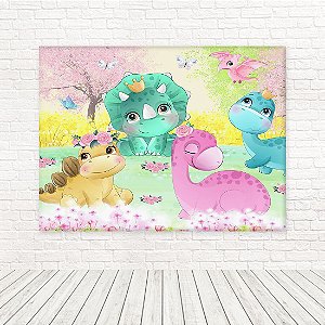 Painel Retangular Tecido Dino Baby WRT-5337