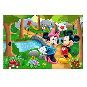 Fundo Fotográfico Newborn 3D Mickey e Minnie 2,20x1,50 WFF-1388