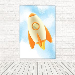 Painel Retangular Tecido Sublimado 3D Astronauta 1,50x2,20 WRT-5404