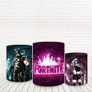 Trio de Capas Tecido Sublimado 3D Fortnite WCC-571