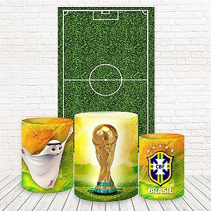 Painel Retangular e Capas Tecido Sublimado Copa do Mundo WKPC-1570