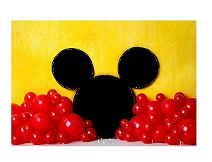 Fundo Fotográfico Tecido Sublimado Newborn 3D Mickey 2.60x1.70 WFM-505