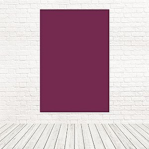 Painel Retangular Tecido Sublimado 3D Liso Marsala 1,50x2,20 WRT-5588