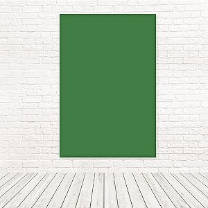 Painel Retangular Tecido Sublimado 3D Liso Verde Bandeira 1,50x2,20 WRT-5604