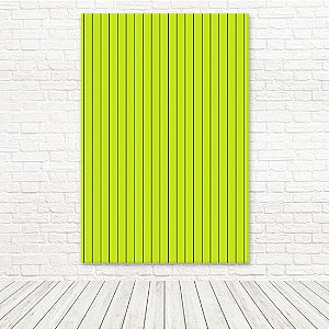 Painel Retangular Tecido Sublimado 3D Ripados Verde Neon 1,50x2,20 WRT-5622