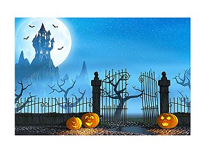 Fundo Fotográfico Pequeno 3D Halloween 1,50x1,20 WFP-971