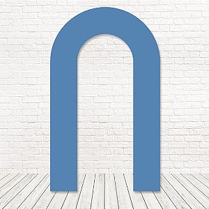 Painel Portal Tecido Sublimado Cores Lisas Azul 1,20x2,10 WPO-050