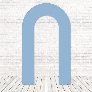 Painel Portal Tecido Sublimado Cores Lisas Azul Bebê 1,20x2,10 WPO-031
