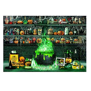 Fundo Fotográfico Tecido Sublimado Newborn 3D Halloween 3,00x2,50 WFG-489