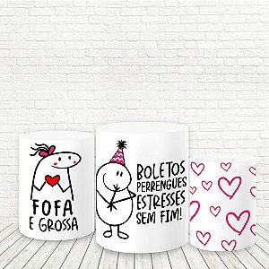 Trio de Capas Tecido Sublimado Flork WCC-740