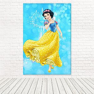 Painel Retangular Tecido Sublimado 3D Branca De Neve WRT-5555